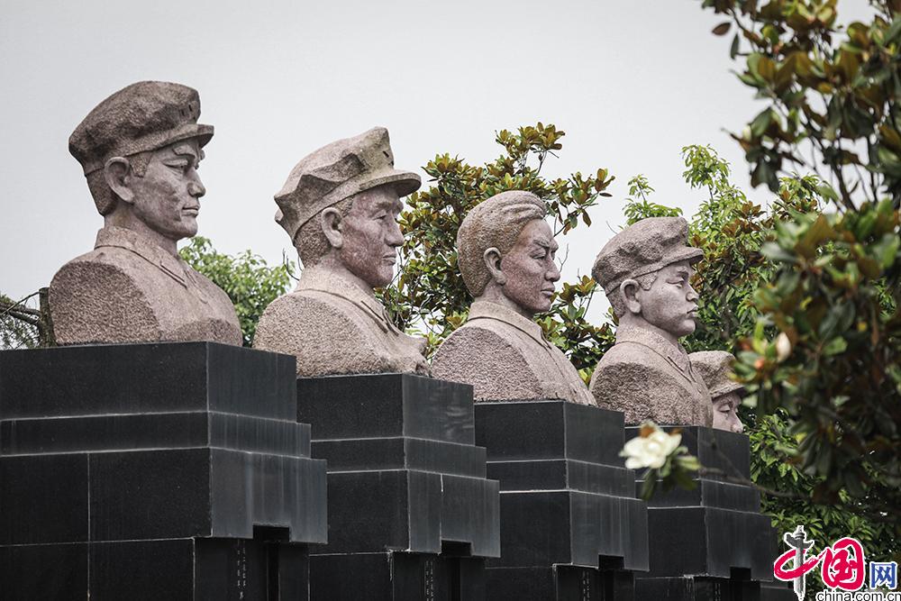 中国最大的红军碑林川陕苏区将帅碑林