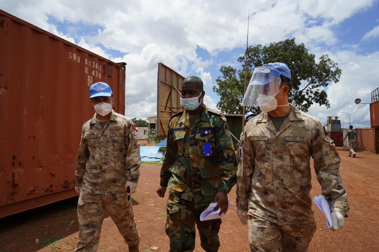 第11批赴南苏丹瓦乌维和工兵分队再次通过战备能力检查评估