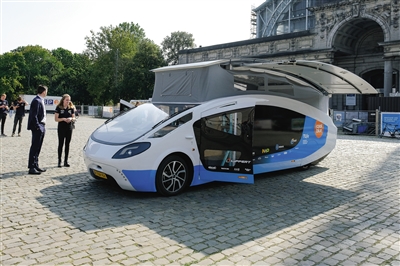 太阳能房车亮相比利时布鲁塞尔