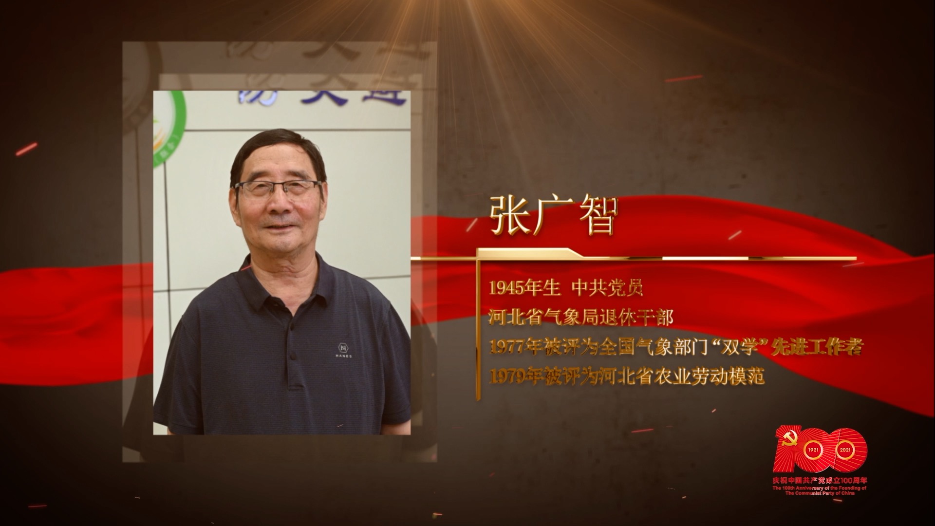 【百名劳模对党说】张广智：愿为气象工作服务一生