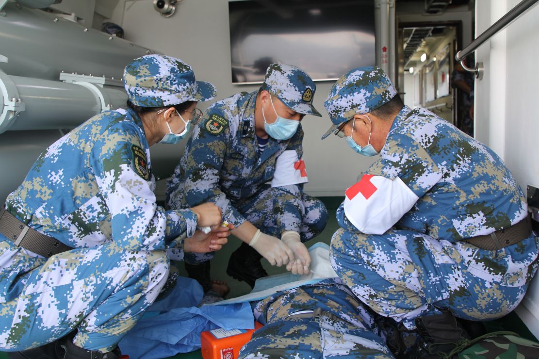联勤保障部队第970医院海上协同救护提升卫勤保障能力