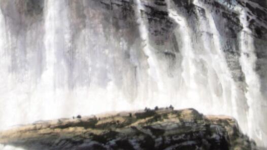 ����ɽ��ˮ�뻭ͼ�������׷��ߡ���ɽ���в��˳�����չ��Ļ