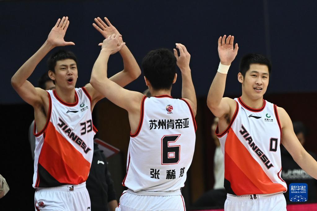 cba第一阶段:苏州肯帝亚胜青岛每日优鲜