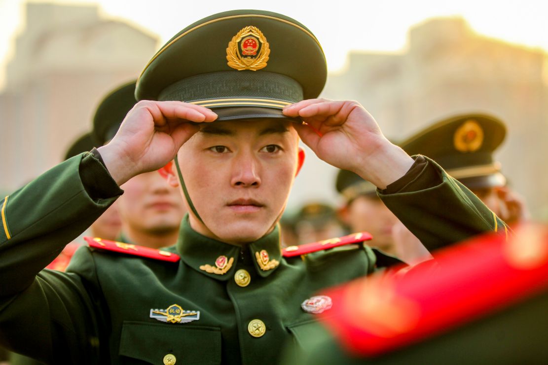 直击武警官兵队列会操-中工军事-中工网