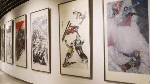 【职爱冬奥】“冰雪情·冬奥梦”全国职工冰雪主题绘画作品展在北京中华世纪坛展出
