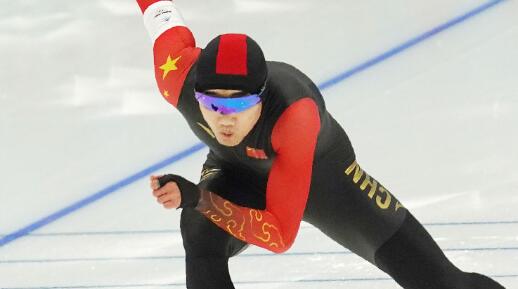 高亭宇速度滑冰男子500米摘金！