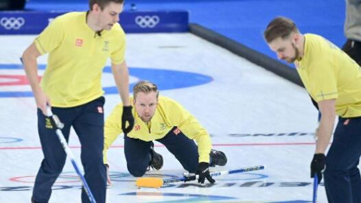 冬奥男子冰壶瑞典赛末偷分击败挪威 五连胜居首