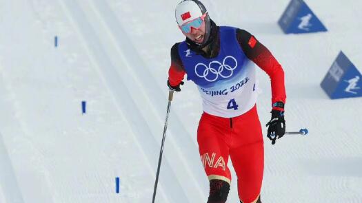 越野滑雪男子4×10公里接力中国队列第13名