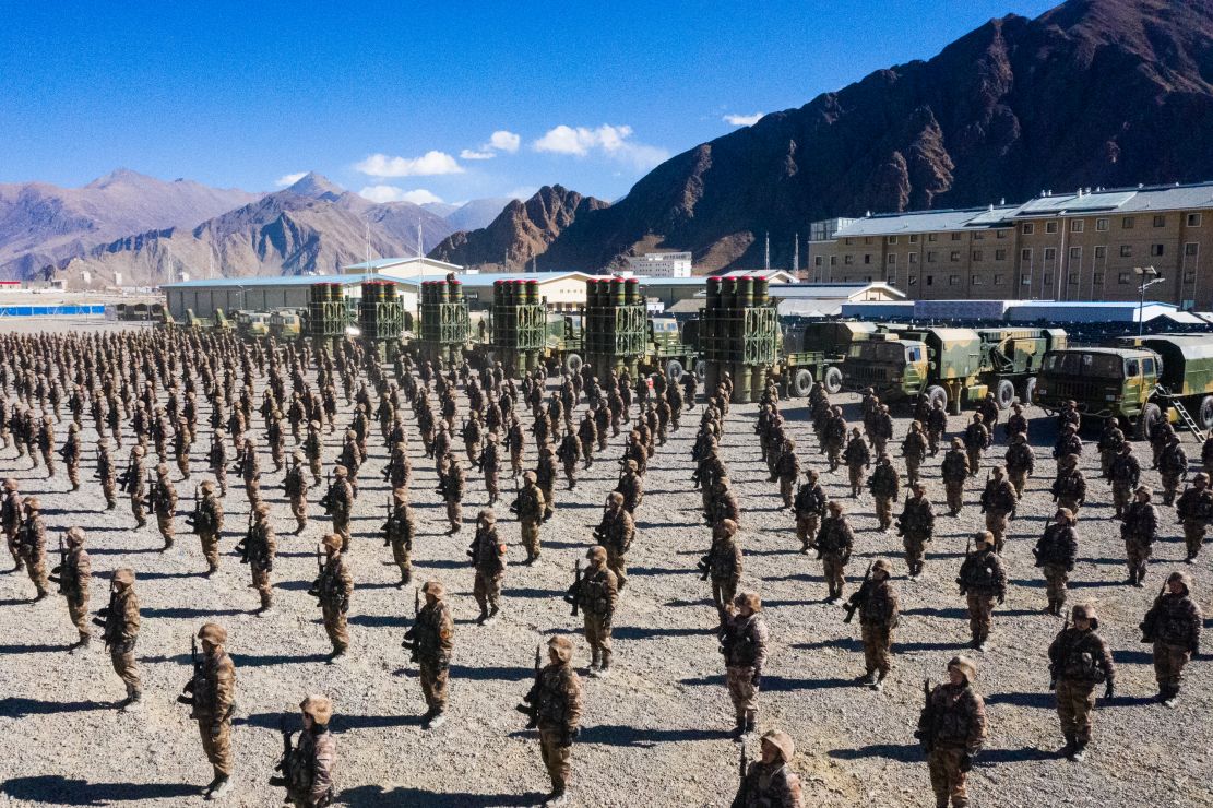 雪域高原印忠诚铁血战士永冲锋