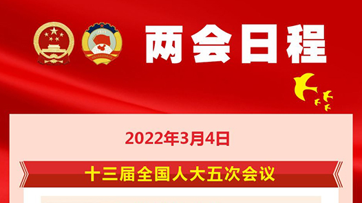 图表丨3月4日两会日程