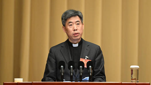 沈斌委员代表宗教界发言：提升自我管理水平 促进我国宗教健康传承