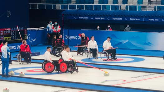 轮椅冰壶中国队获循环赛六连胜