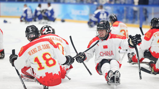 中国残奥冰球队不惧怕任何一支队伍