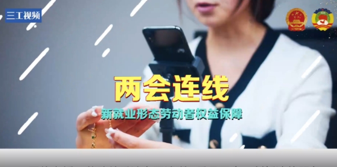 两会连线·新就业形态劳动者权益保障 | 网络主播：劳动关系认定不清晰 委员回应：创新法律服务