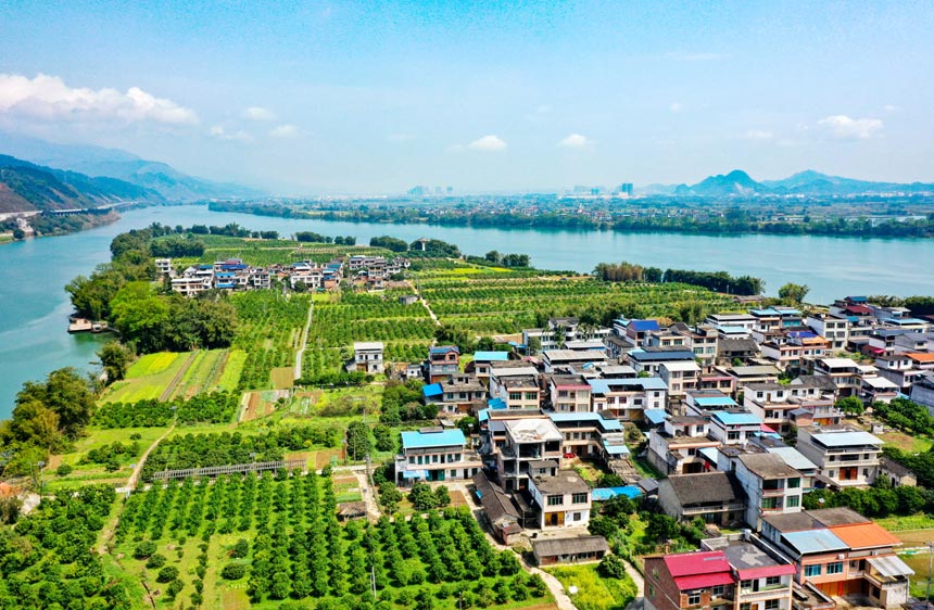 美丽的田园景色。