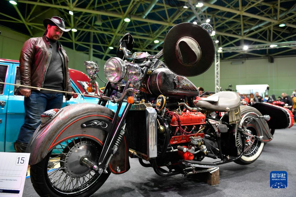 俄罗斯莫斯科春季摩托车展于4月8日-10日举行,多种类型的摩托车,全