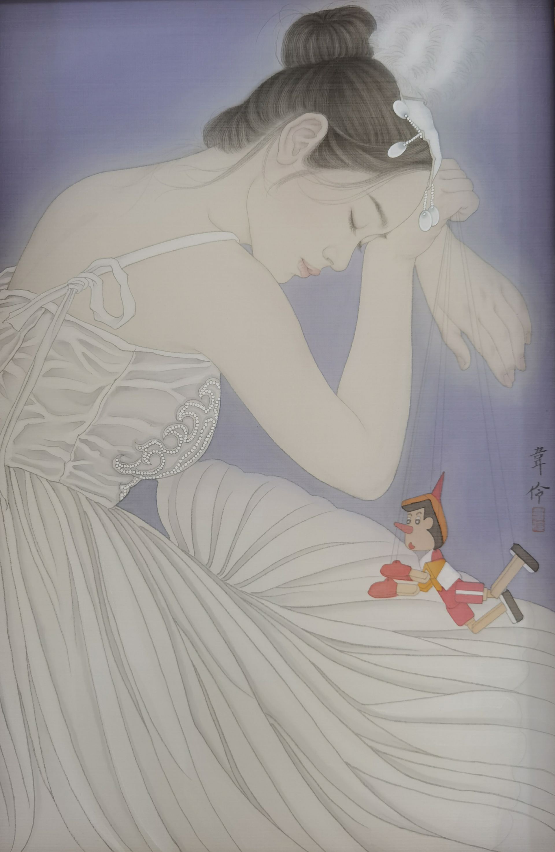 湖北省首届高校青年女画家美术作品双年展在卓尔美术馆开幕