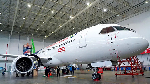中国这十年·系列主题新闻发布丨工信部：C919大型客机即将取证交付