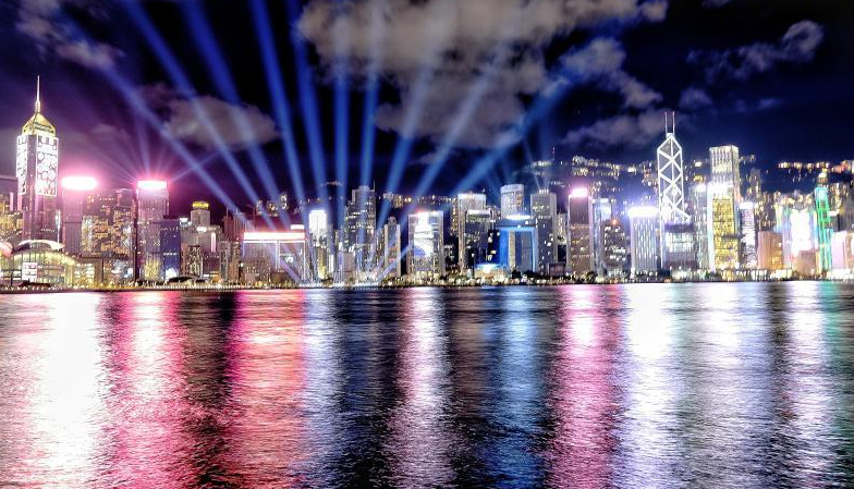 香港回归祖国25周年丨香港灯光秀