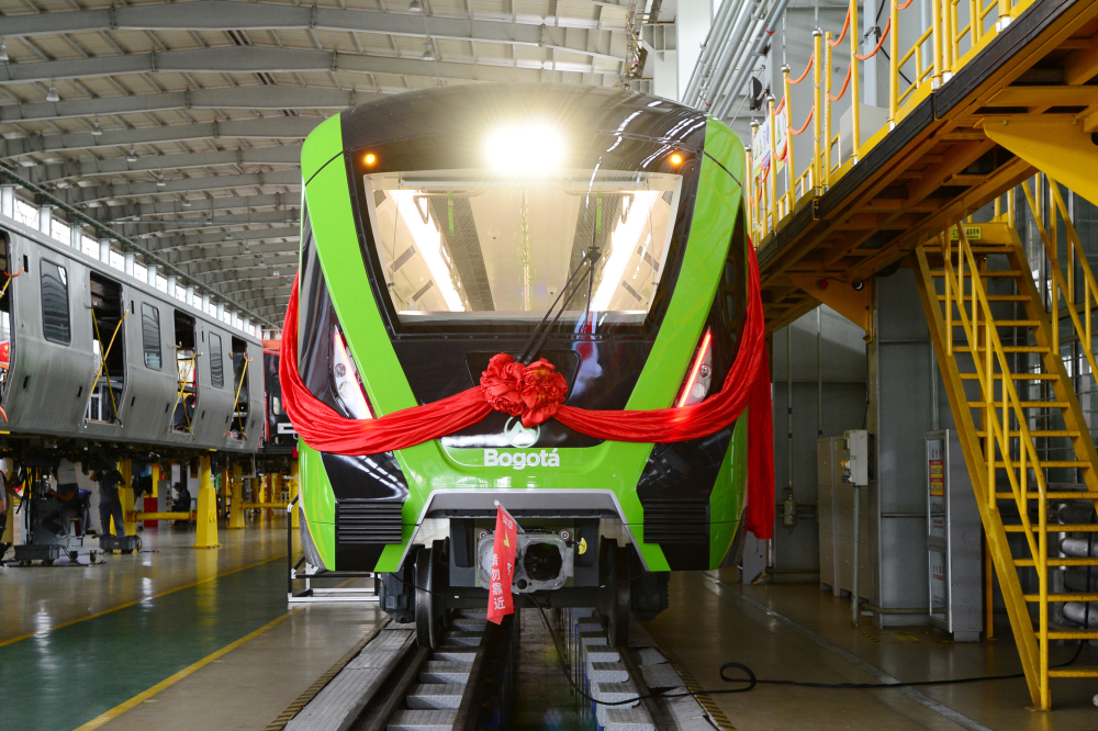 哥伦比亚波哥大地铁1号线模型车在中车长客亮相