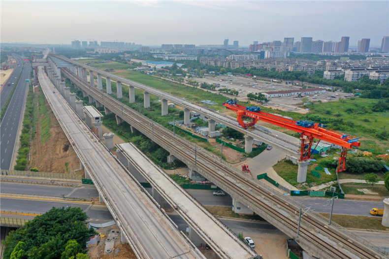 江苏南沿江城际铁路引入江宁站轨道改造工程完工