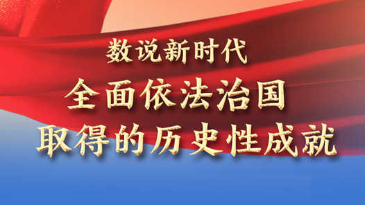 数说新时代全面依法治国取得的历史性成就