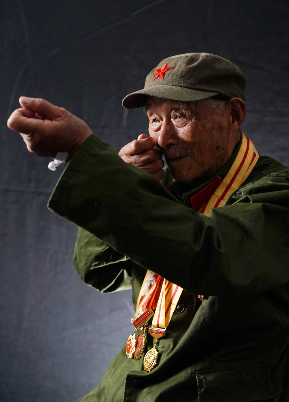 浴血荣光丨致敬抗战老战士殷道传