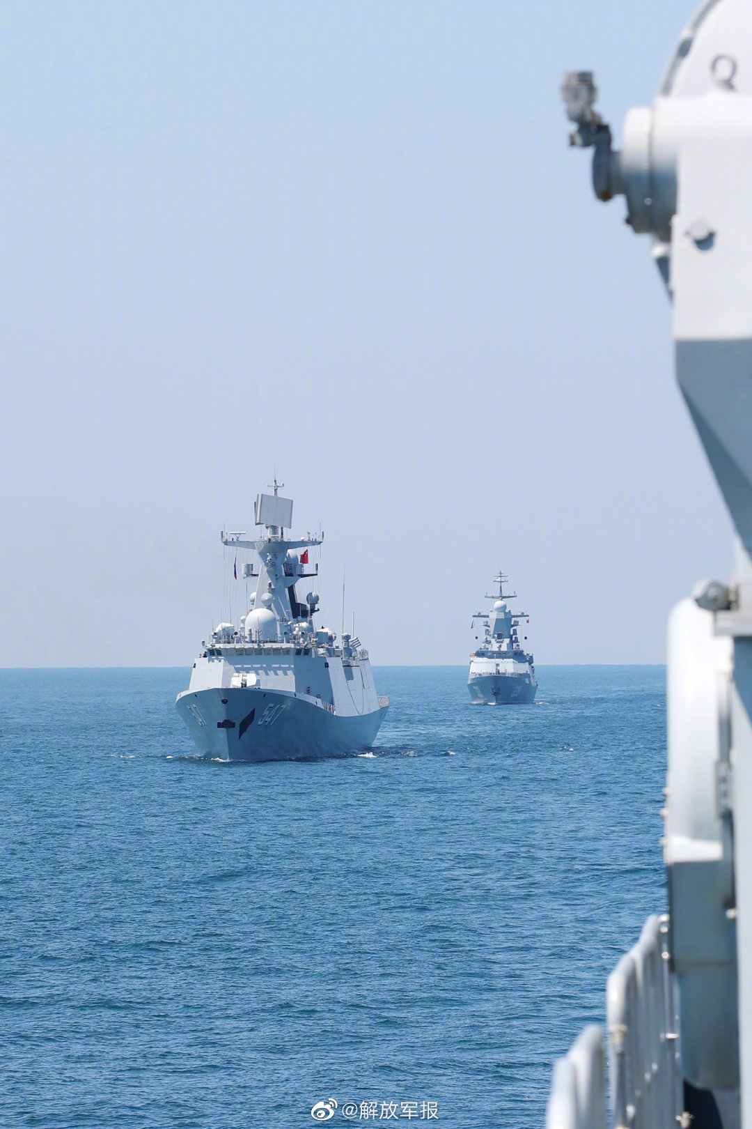 祝贺临沂舰获舰炮防空反导科目第一