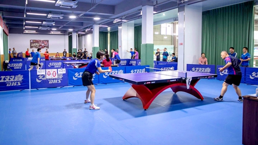安徽省六安市直单位职工乒乓球赛开赛