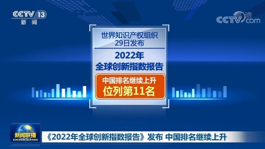 《2022年全球创新指数报告》发布 中国排名继续上升