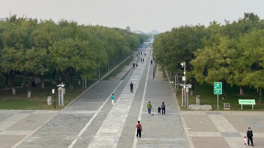境内外记者参观采访北京中轴线