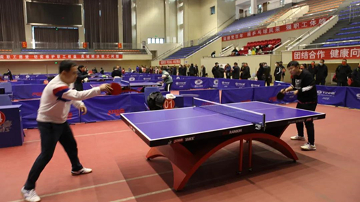 唐山高新区举办新业态群体乒乓球交流赛
