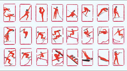 快看！他把冬奥会体育图标演活了！