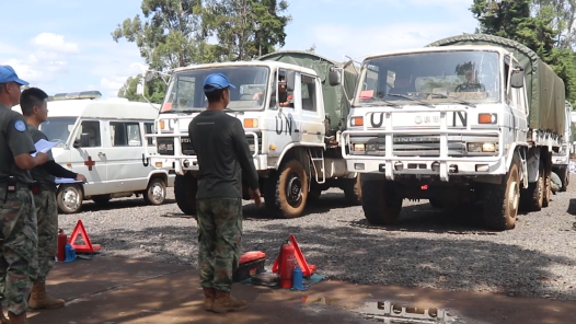 我第26批赴刚果（金）维和工兵分队首次高标准通过联合国装备核查