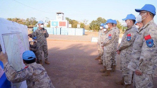 中国赴南苏丹（瓦乌）维和部队完成第十二次轮换交接