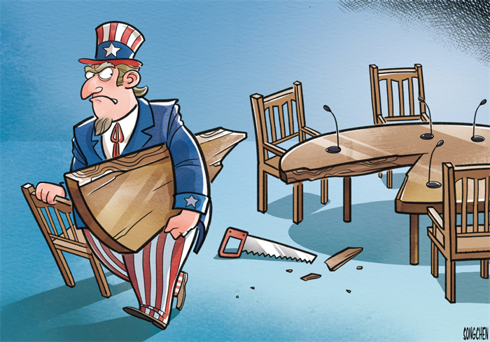 民主画皮粉饰下的美式霸权贻害全球