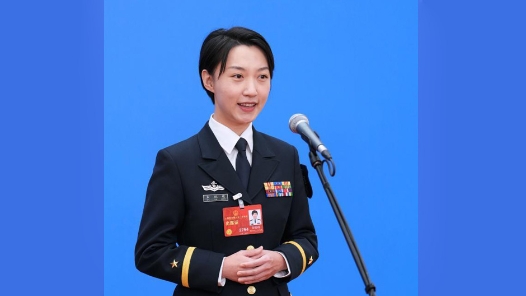 代表通道丨朱悦萌：把青春和梦想融入祖国航母事业 驶向更远的海、更深的蓝