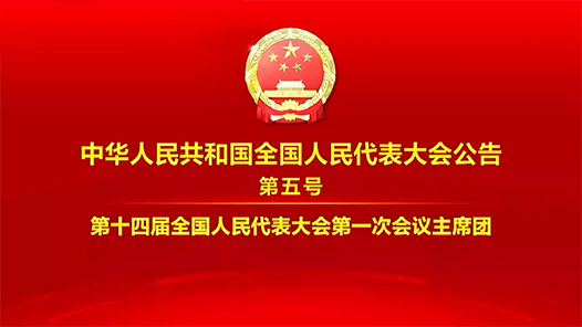 中华人民共和国全国人民代表大会公告（第五、六、七、八号）