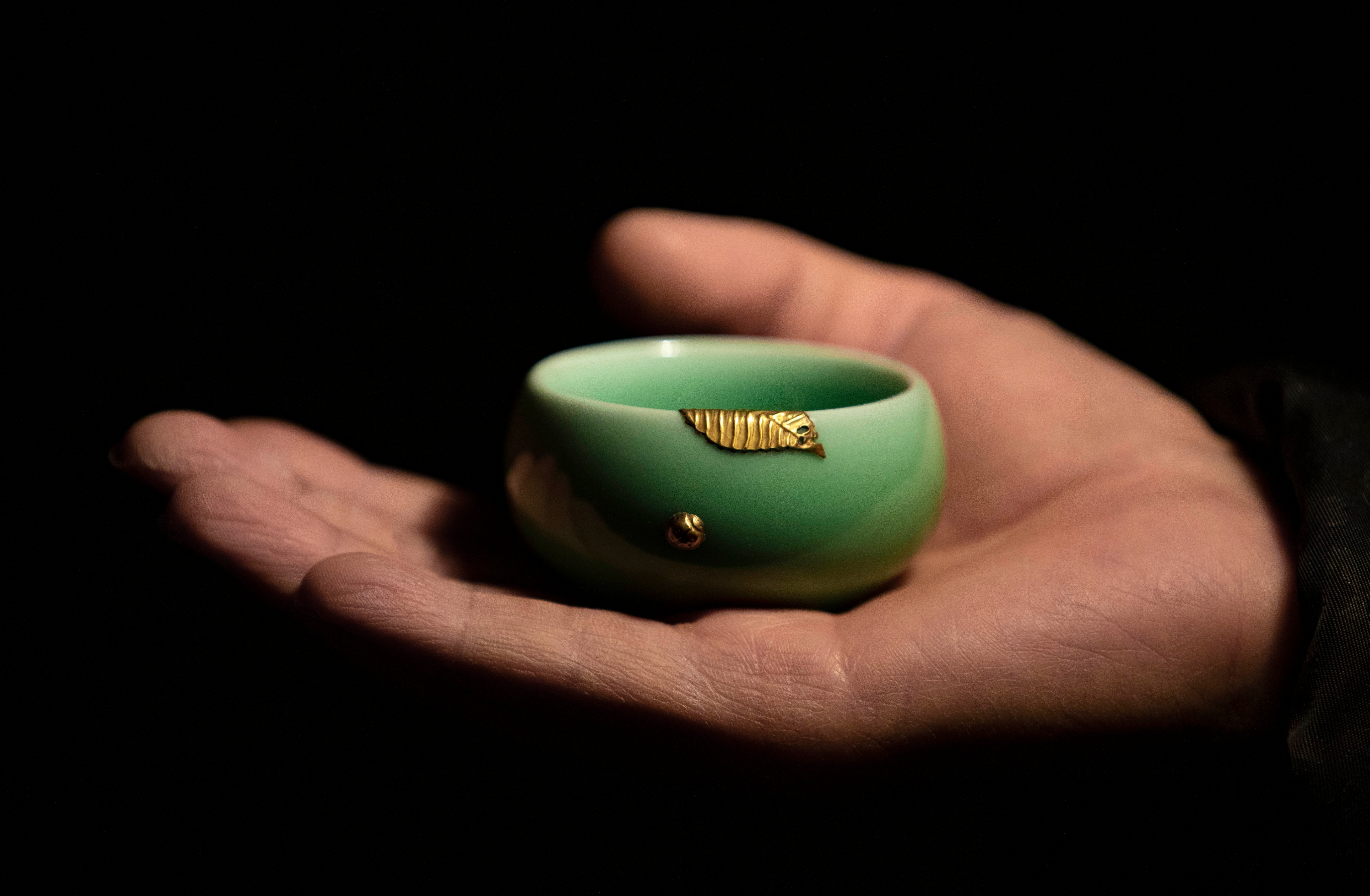 郭智军的锔瓷作品