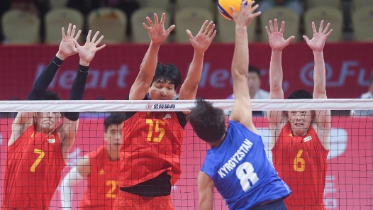中国男排再获胜 亚运男排十二强产生