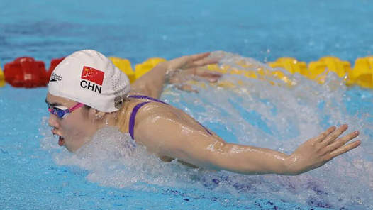 中国代表团续写首金荣耀 中国泳将七金扬威