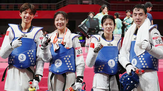 跆拳道中国队三项金银铜落袋