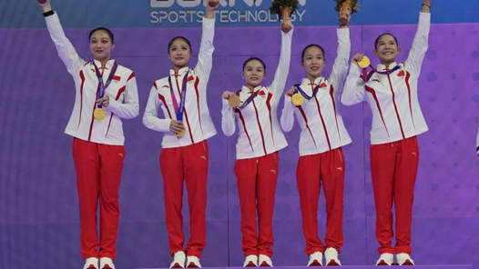 中国队获亚运会体操女团13连冠