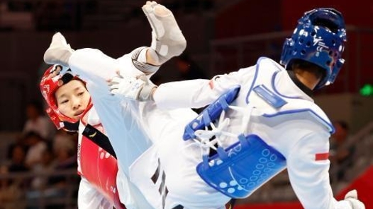 杭州亚运会跆拳道项目产生三金 中国队获1金1银1铜