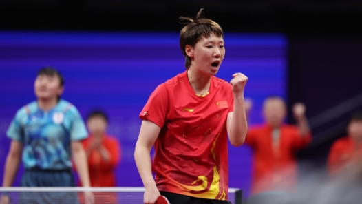 乒乓球首金！国乒夺得亚运会女团五连冠