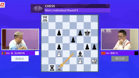 韦奕夺得杭州亚运会国际象棋男子个人金牌