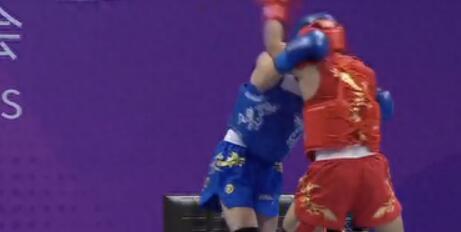 何烽夺得杭州亚运会武术散打男子70公斤级金牌