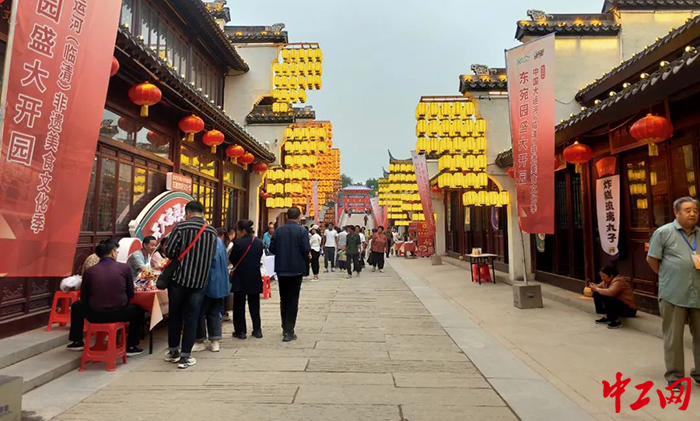 图为2023中国大运河(临清)非遗美食文化季活动现场。临清市委宣传部供图