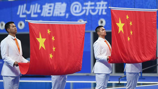 追光｜亚运逢国庆，看赛场内外那抹中国红