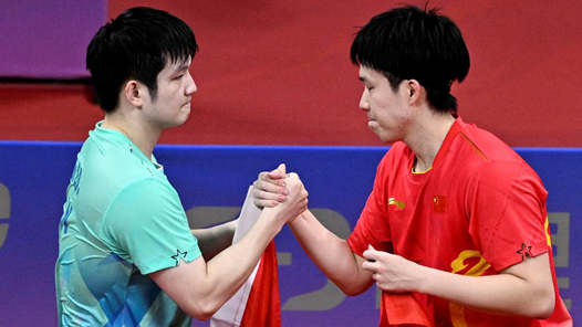 杭州亚运会丨乒乓球综合：王楚钦男单夺金 韩国组合女双夺冠